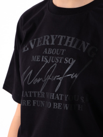 Футболка Носи своє модель 6414-001-33-2-chornij-wonderful Фото