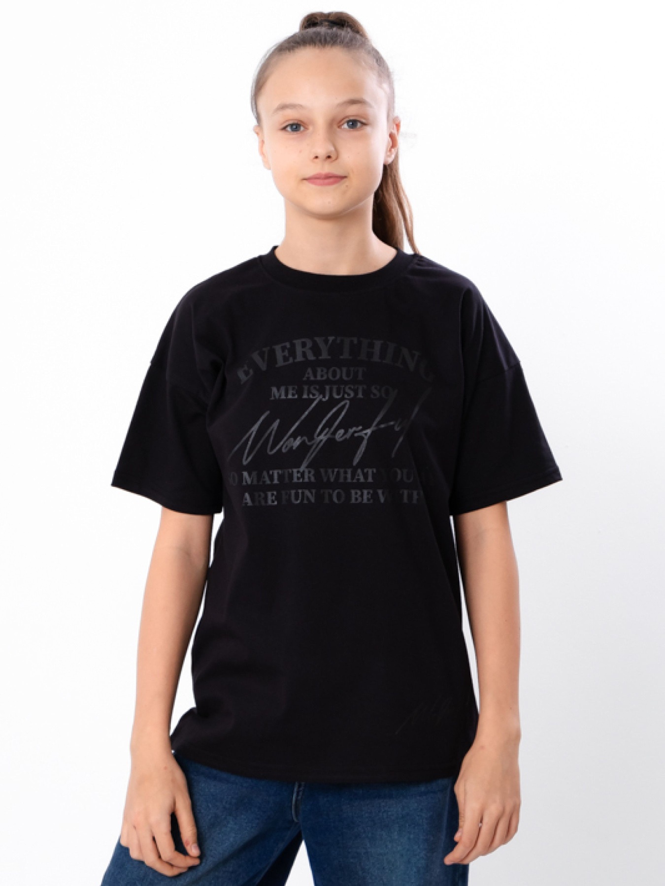 Футболка Носи своє модель 6414-001-33-2-chornij-wonderful Фото