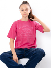 Футболка Носи своє модель 6414-001-33-2-temnij-koral-wonderful Фото