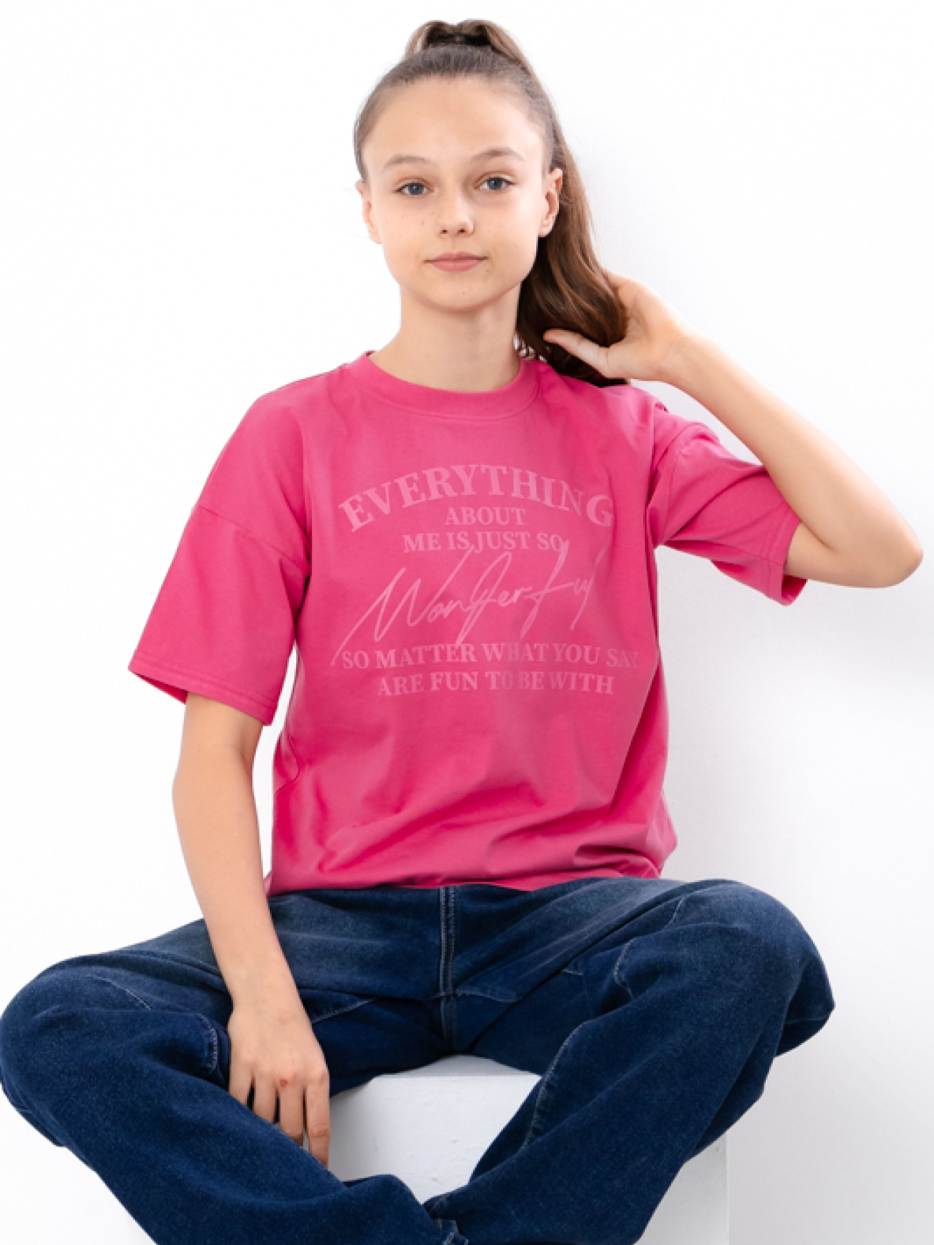 Футболка Носи своє модель 6414-001-33-2-temnij-koral-wonderful Фото