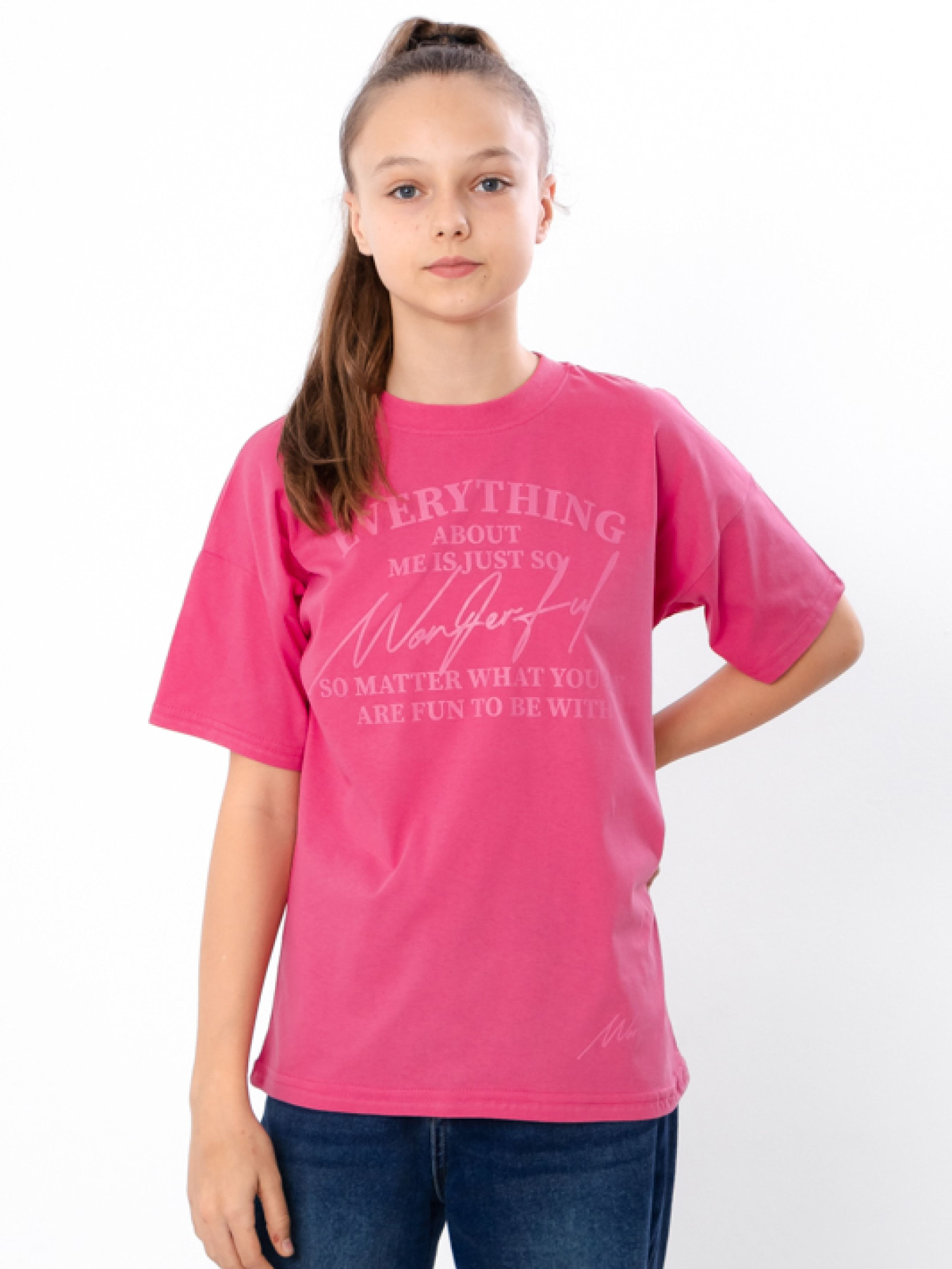 Футболка Носи своє модель 6414-001-33-2-temnij-koral-wonderful Фото