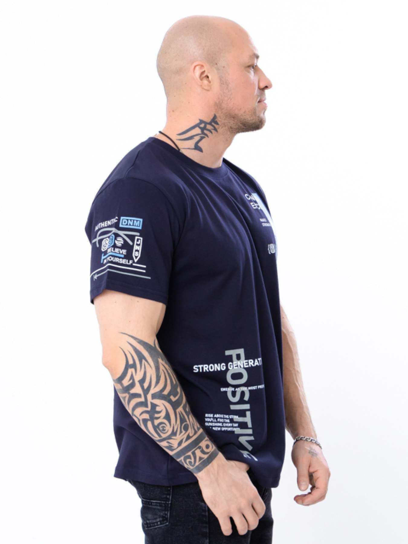 Футболка Носи своє модель 8012-001-33-3-chornilxno-sinj-positive Фото