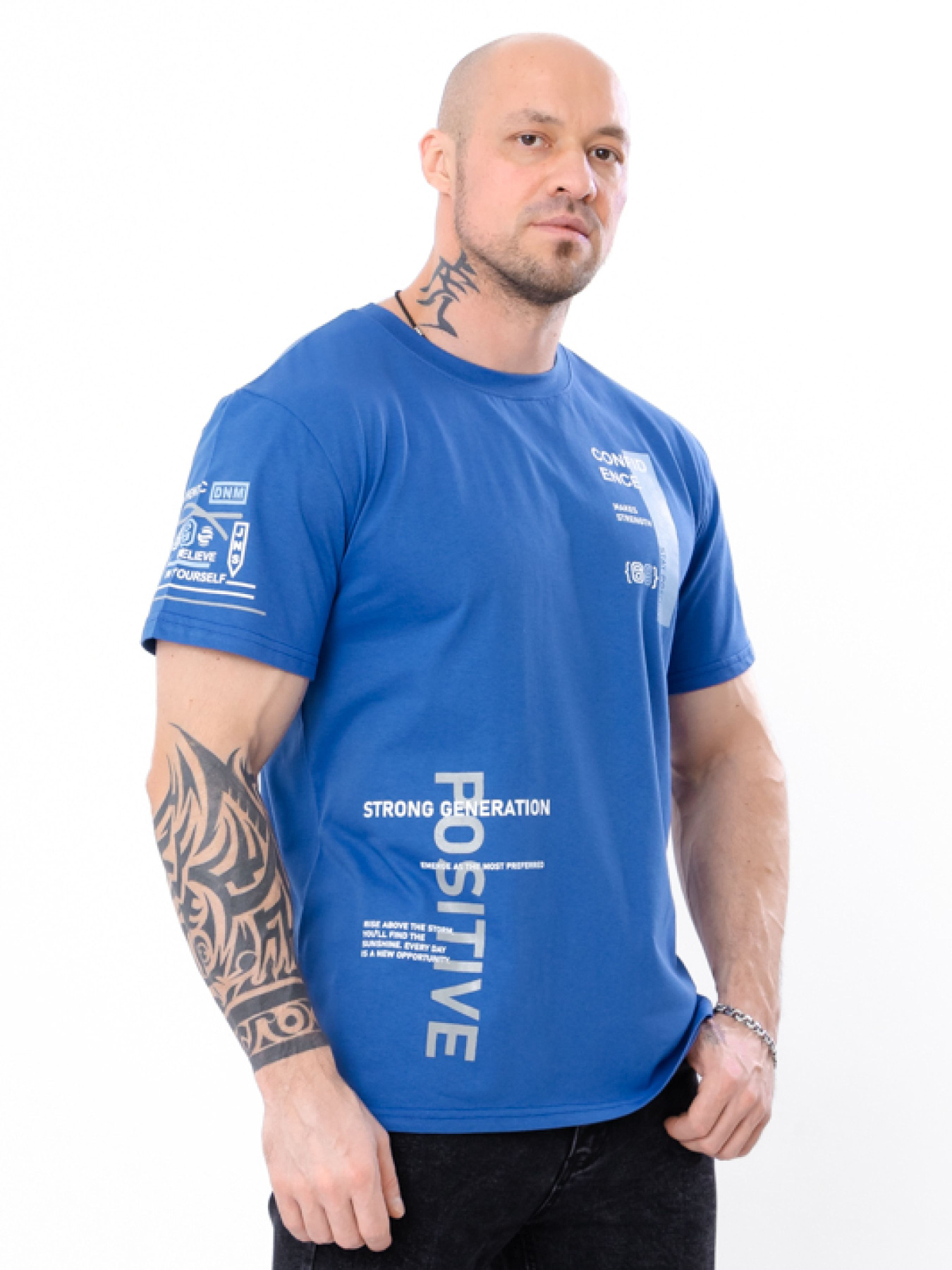 Футболка Носи своє модель 8012-001-33-3-temnij-dzhins-positive Фото