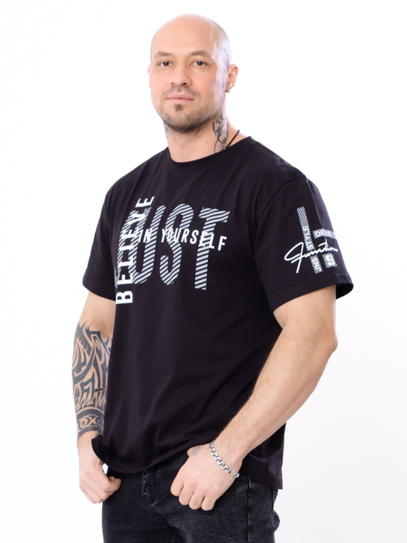 Футболка Носи своє модель 8012-001-33-4-chornij-just Фото