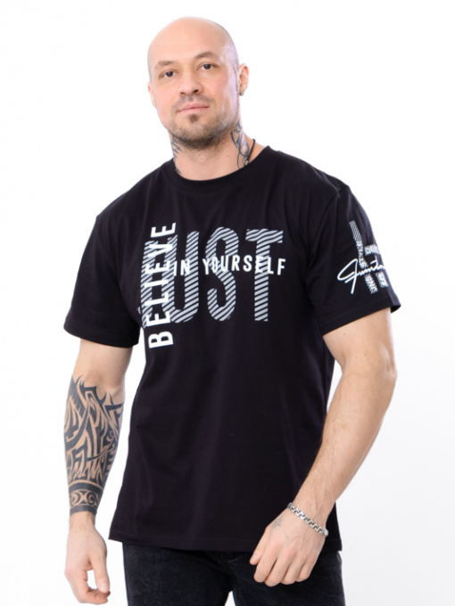 Футболка Носи своє модель 8012-001-33-4-chornij-just Фото