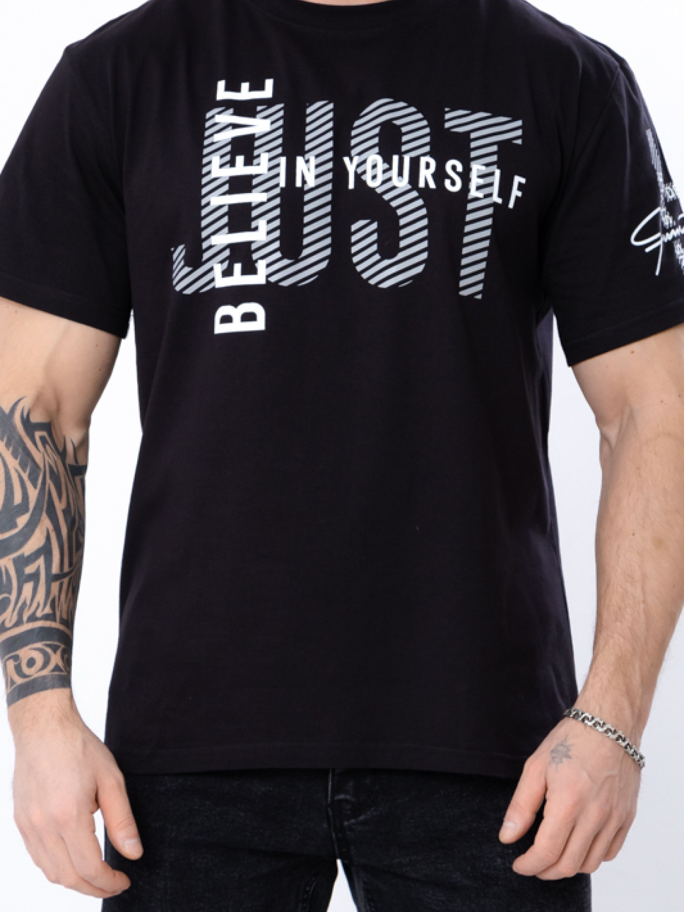 Футболка Носи своє модель 8012-001-33-4-chornij-just Фото