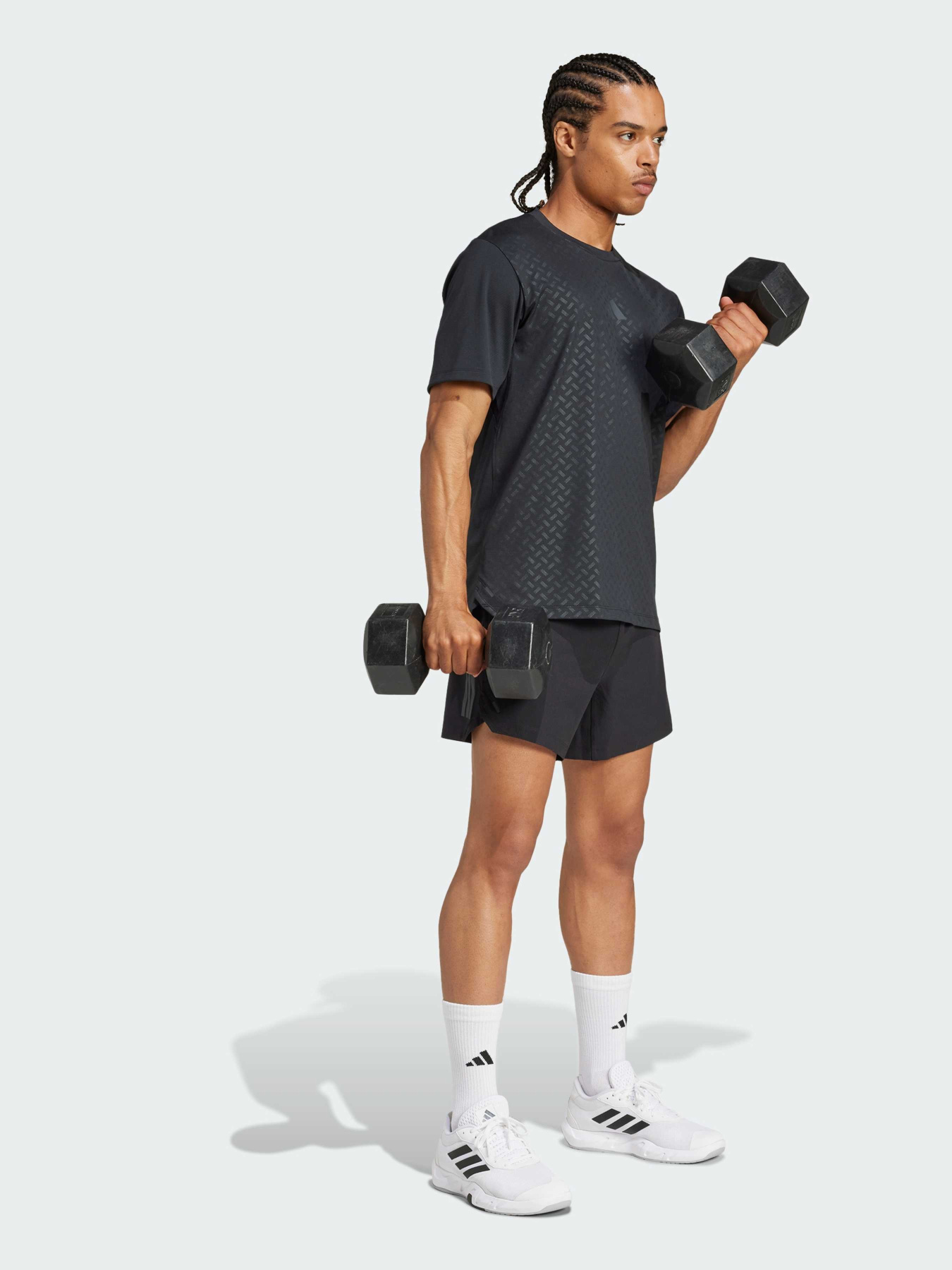 Шорты спортивные Adidas 3 Stripes модель JI8206 Фото