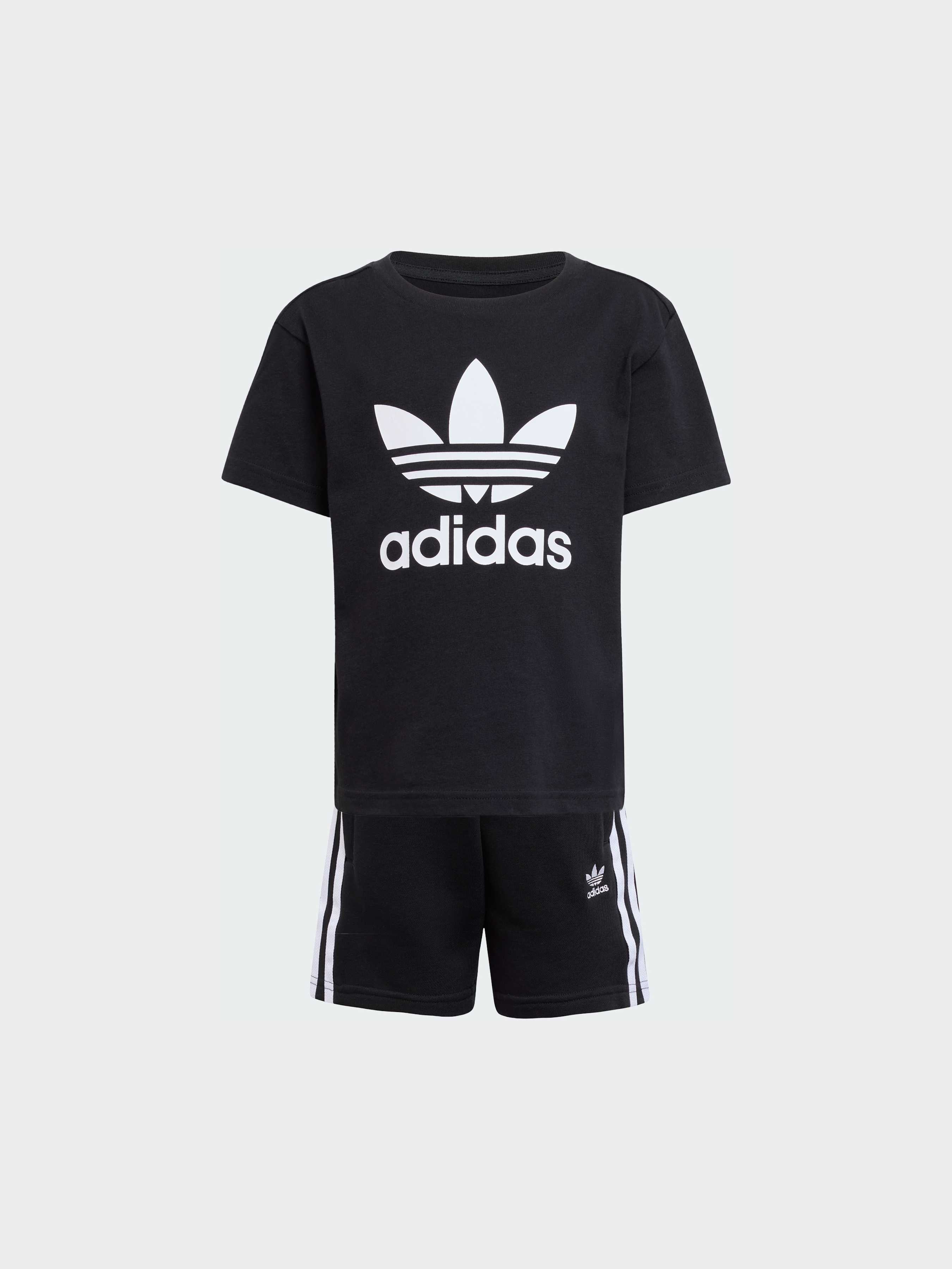 Бавовняний Дитячий Повсякденний костюм adidas Adicolor  (JC9155) колір чорний