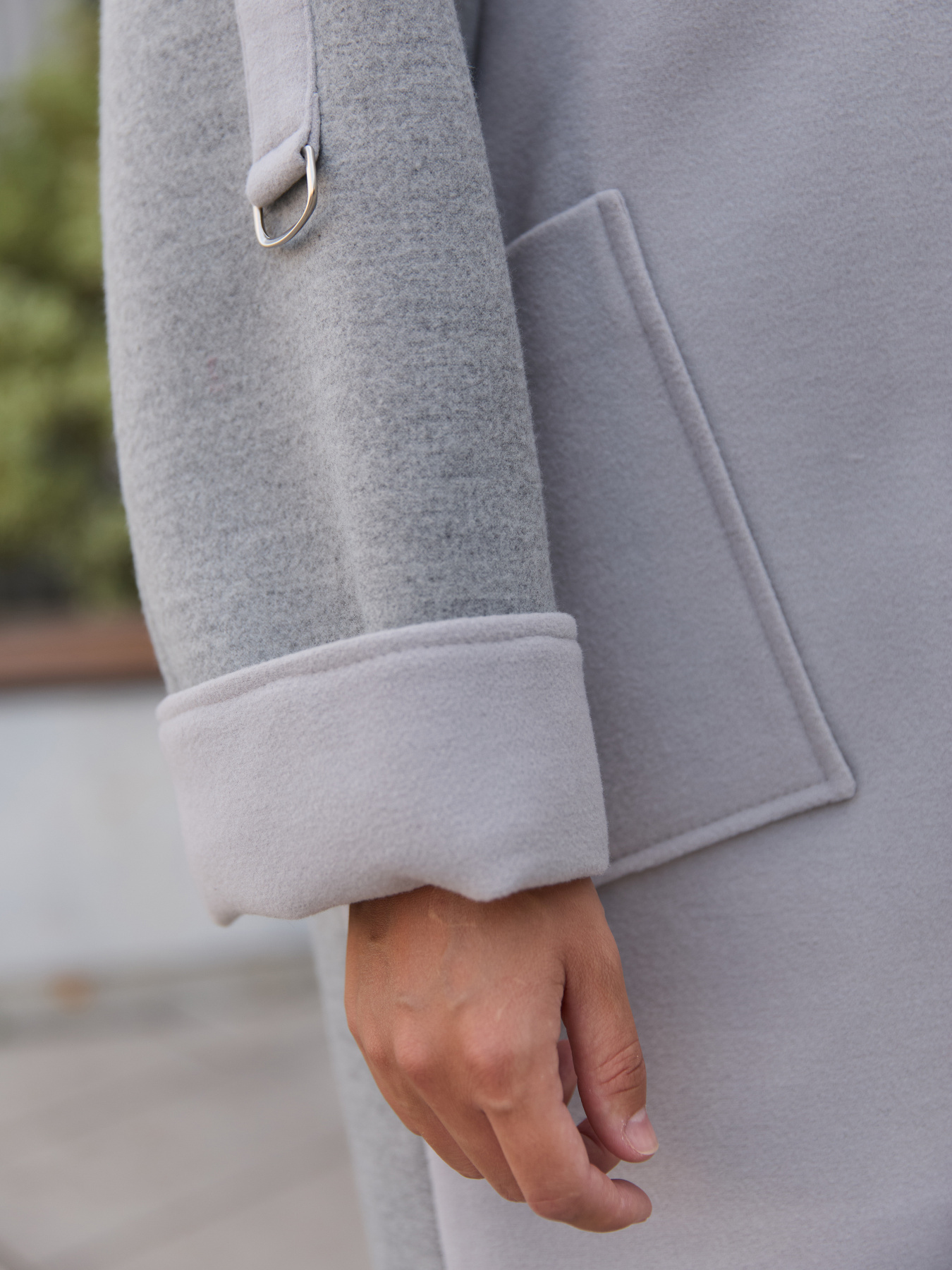 Пальто MilaNova модель Пальто ПВ-364 серый Фото