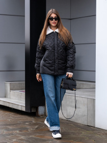 Куртки и дубленки MilaNova модель Куртка К-309 черный Фото