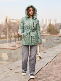 Демисезонная куртка MilaNova модель Куртка К-320 оливка Фото