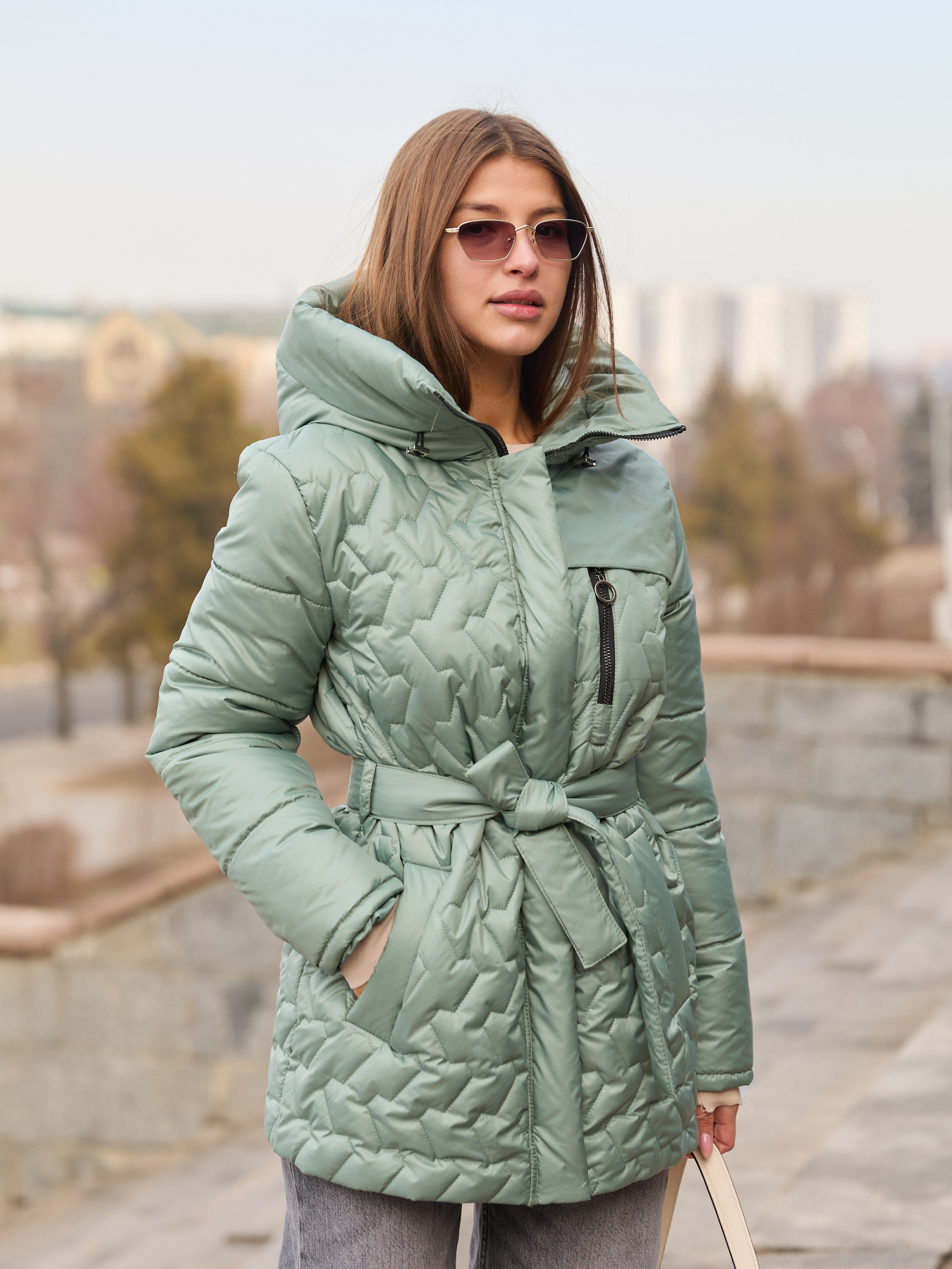 Демисезонная куртка MilaNova модель Куртка К-320 оливка Фото