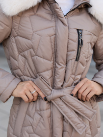 Зимняя куртка MilaNova модель Куртка К-345 капучино Фото