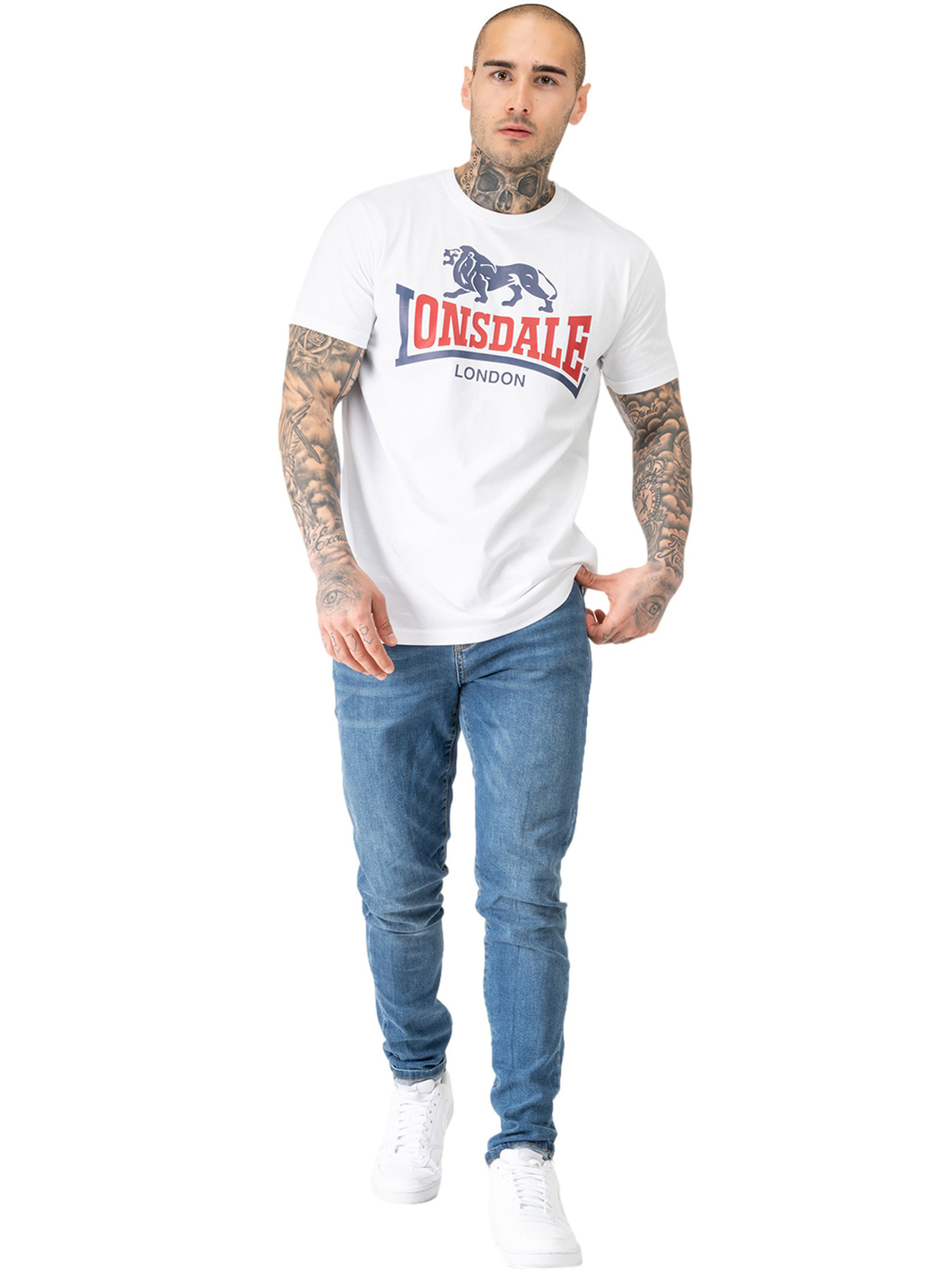Футболка Lonsdale Lion Two Tone модель 117656 Фото