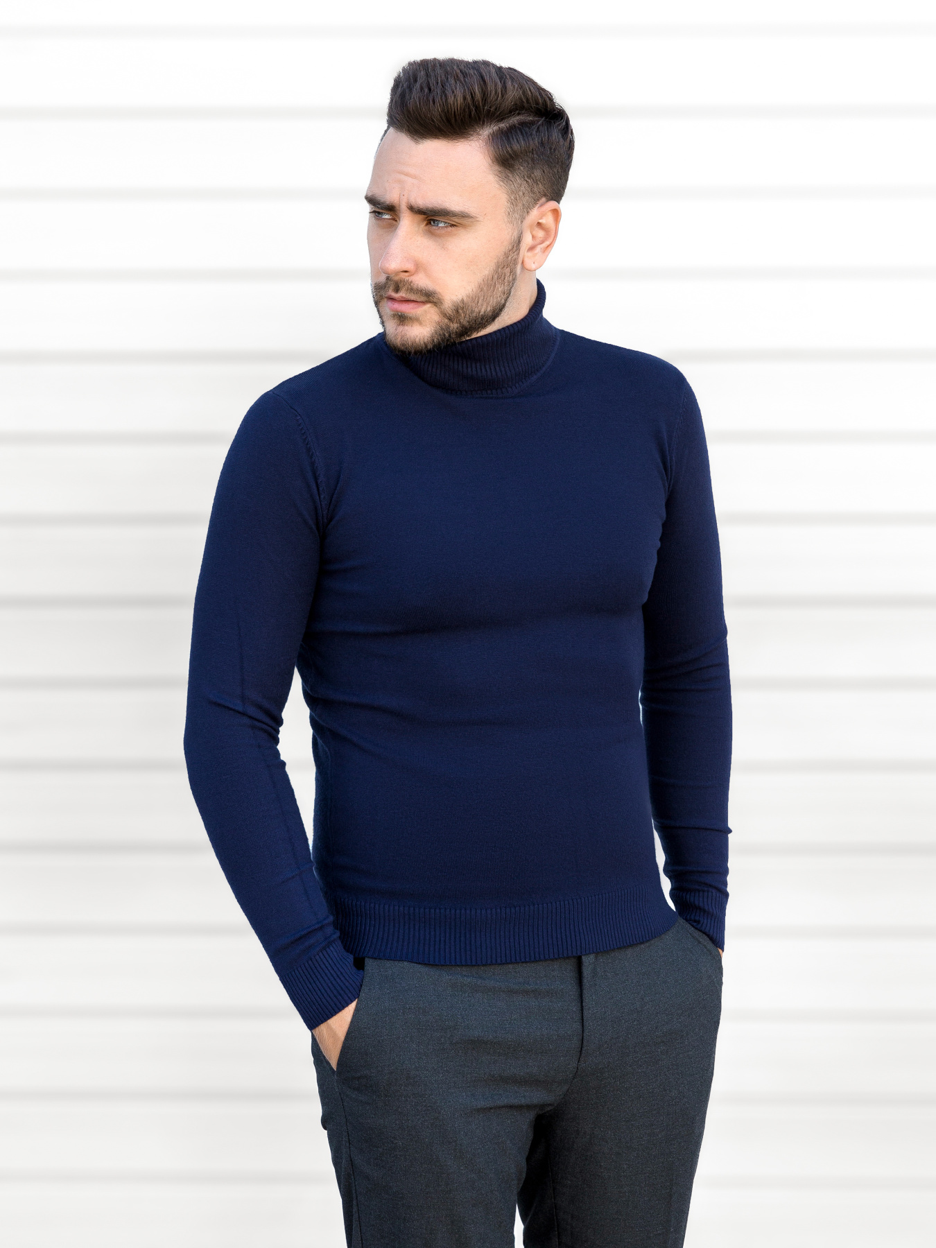 Водолазка Sun's House модель RG-44-golf-sinij Фото