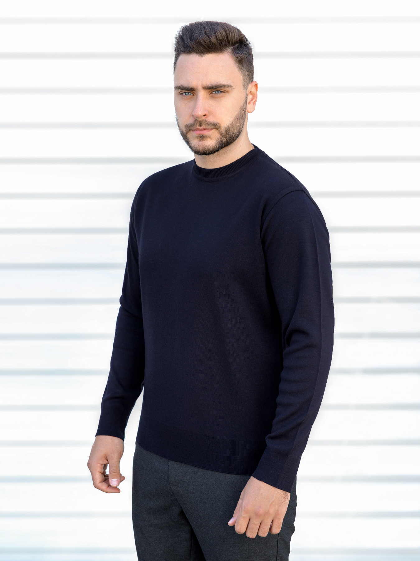 Джемпер Sun's House модель RG-64-svitshot-temno-sinij Фото