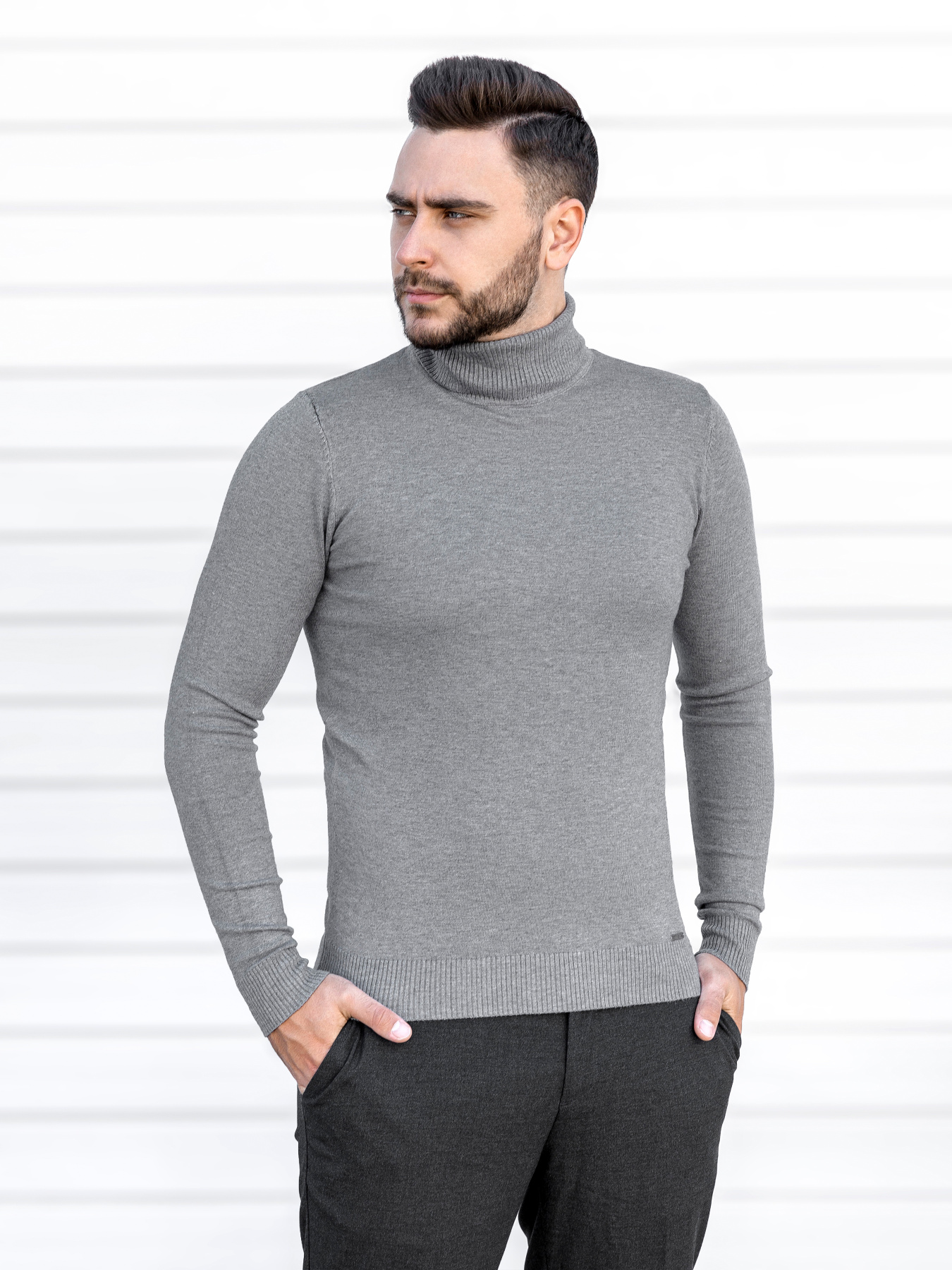 Водолазка Sun's House модель RG-42-golf-sirij Фото