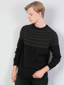 Кофты и свитера Colin’s модель CL1045511_Q1.V1_BLK Фото