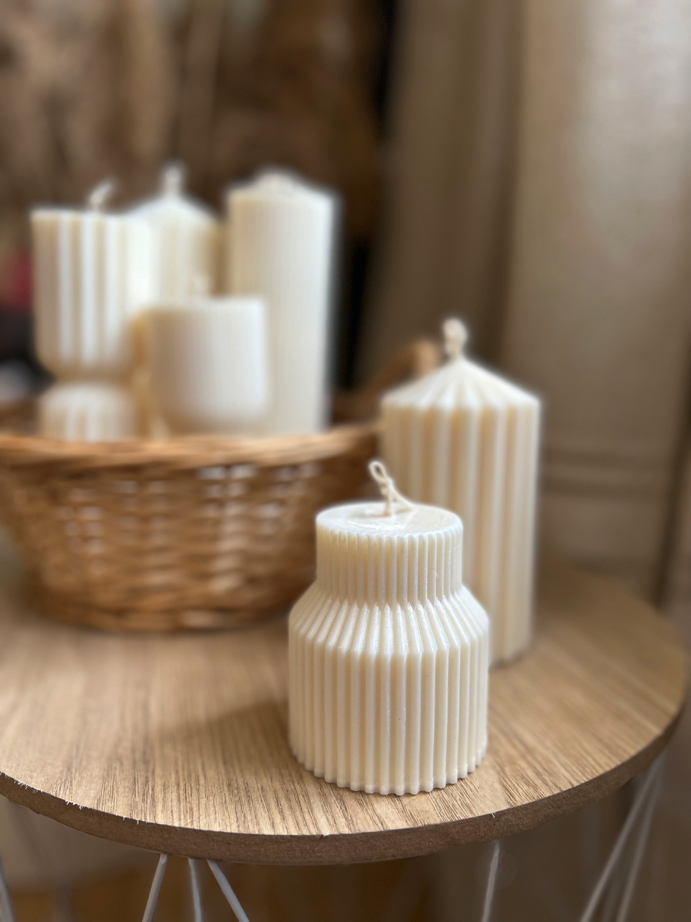 Свеча фигурная "Трапеция" из натурального оливкового воска Candle Design модель 110.1016 Фото