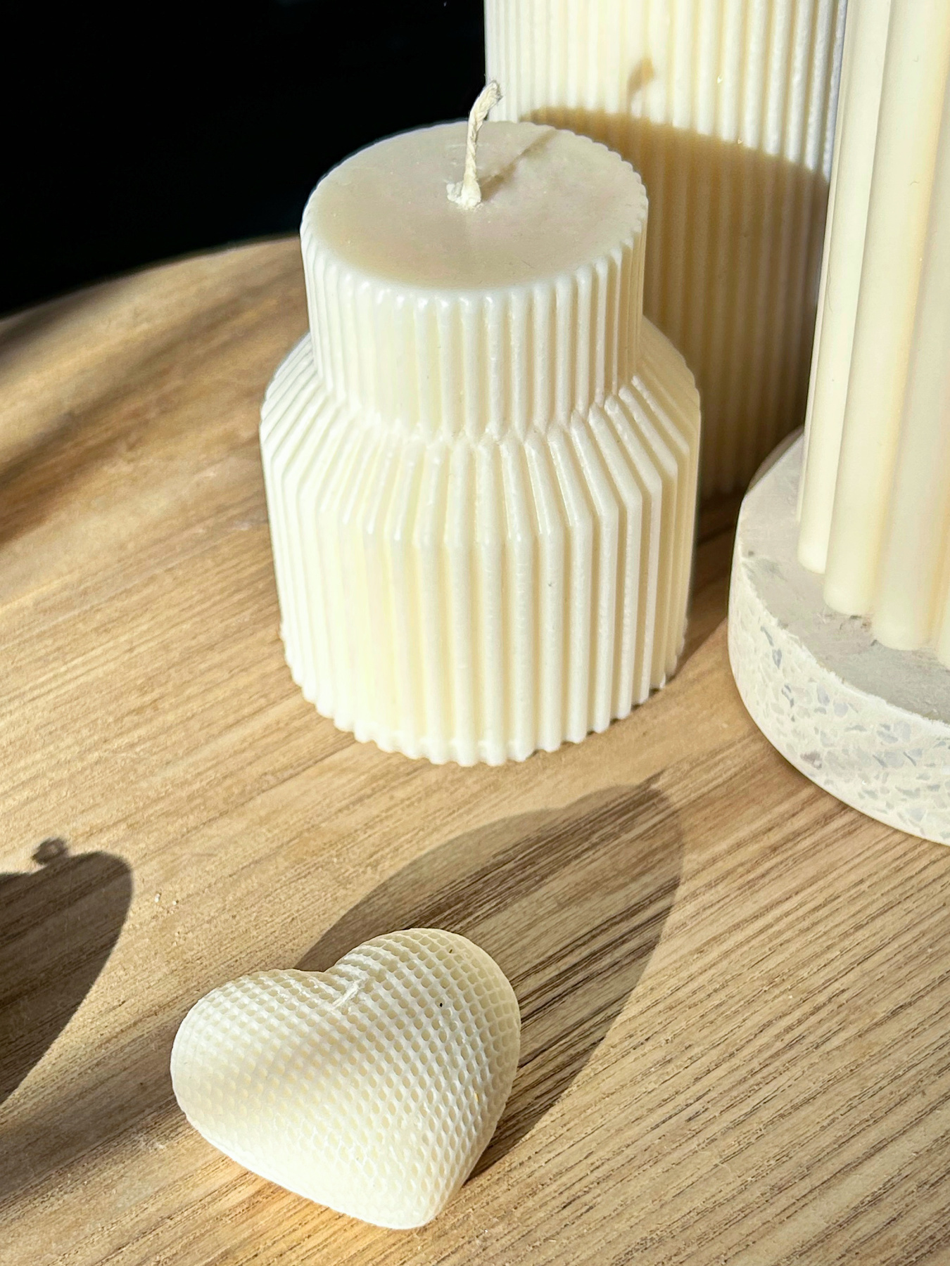 Свеча фигурная "Трапеция" из натурального оливкового воска Candle Design модель 110.1016 Фото