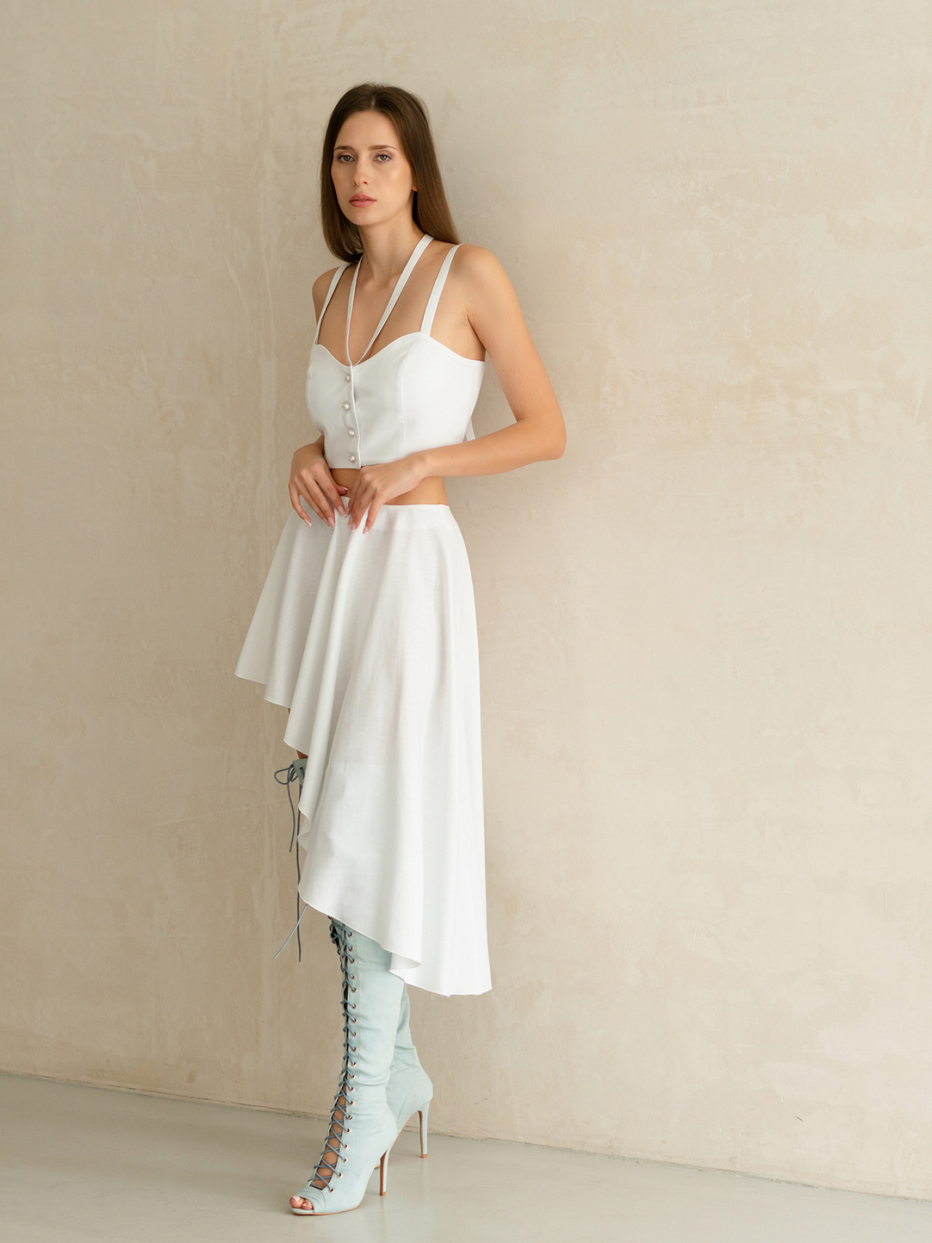 Юбка миди Shape of Angel Асиметрична модель 311667618 Фото