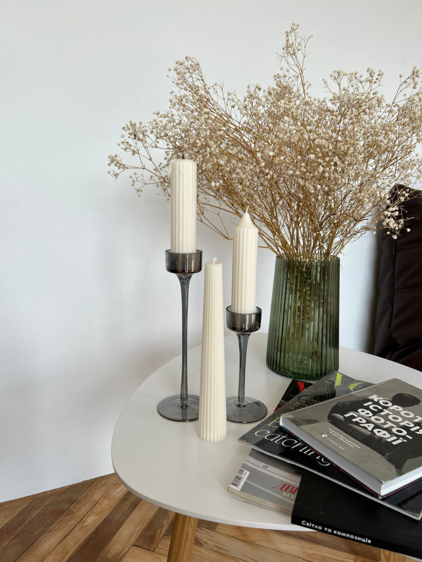 Свічка фігурна "Конус" з натурального оливкового воску Candle Design модель 110.1018 Свічка фігурна "Конус" з натурального оливкового воску Candle Design модель 110.1018 Фото