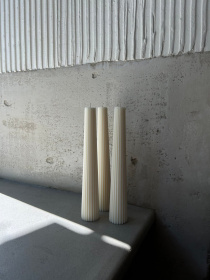 Свічка фігурна "Конус" з натурального оливкового воску Candle Design модель 110.1018 Свічка фігурна "Конус" з натурального оливкового воску Candle Design модель 110.1018 Фото