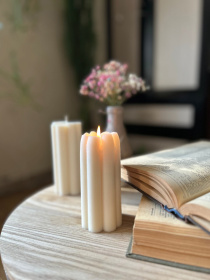 Фігурна свічка "Чотирилисник" з натурального соєвого воску Candle Design модель 110.1025 Фото