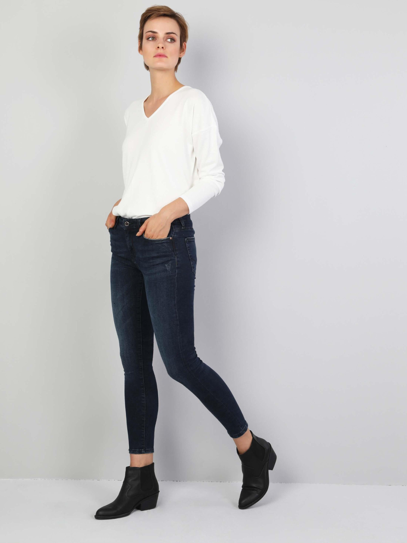 Скинни джинсы Colin’s модель CL1046983_Q1.V1_DN08527 Фото