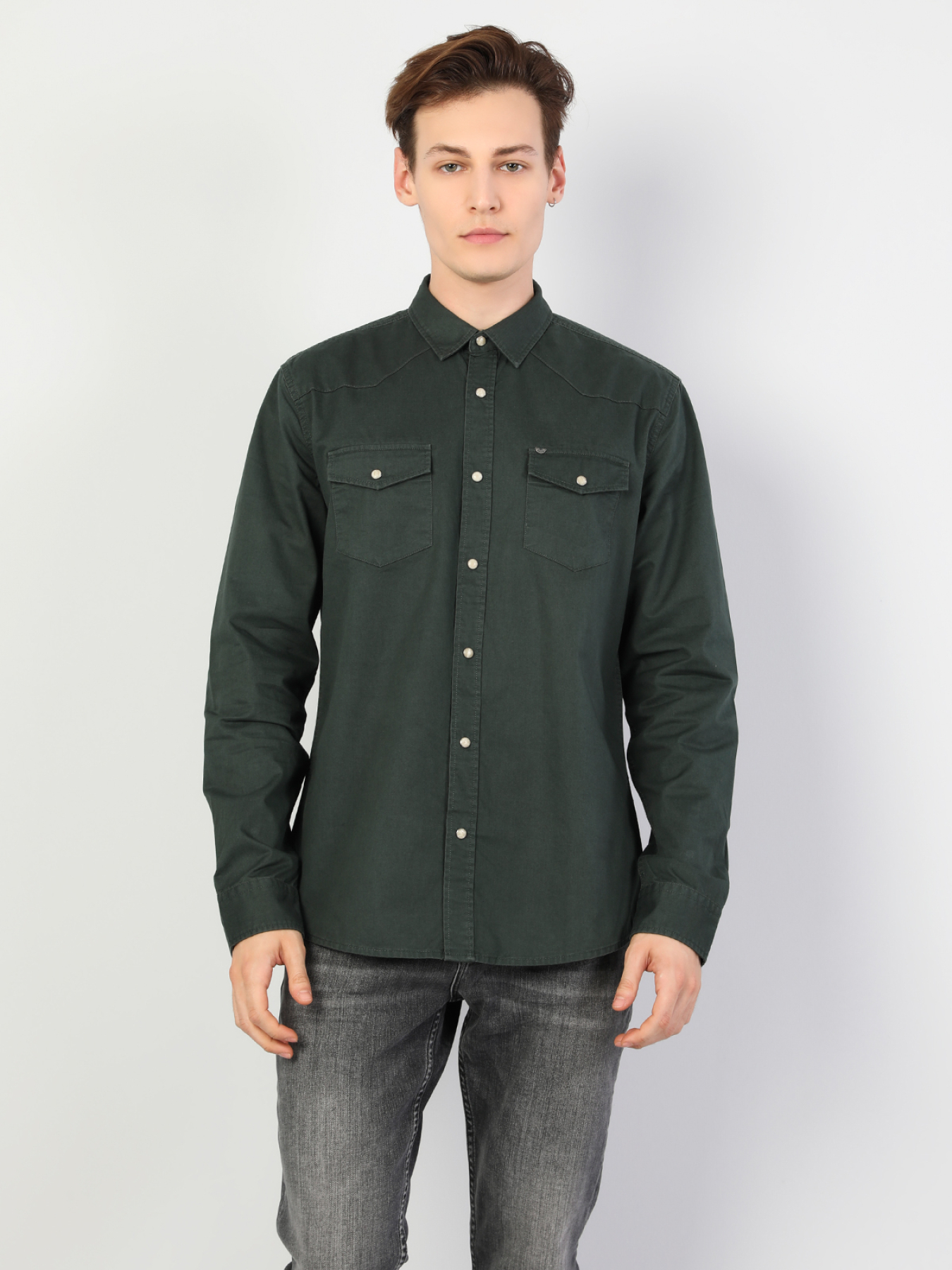 Сорочки Colin’s модель CL1046446_Q1.V1_KHA Фото