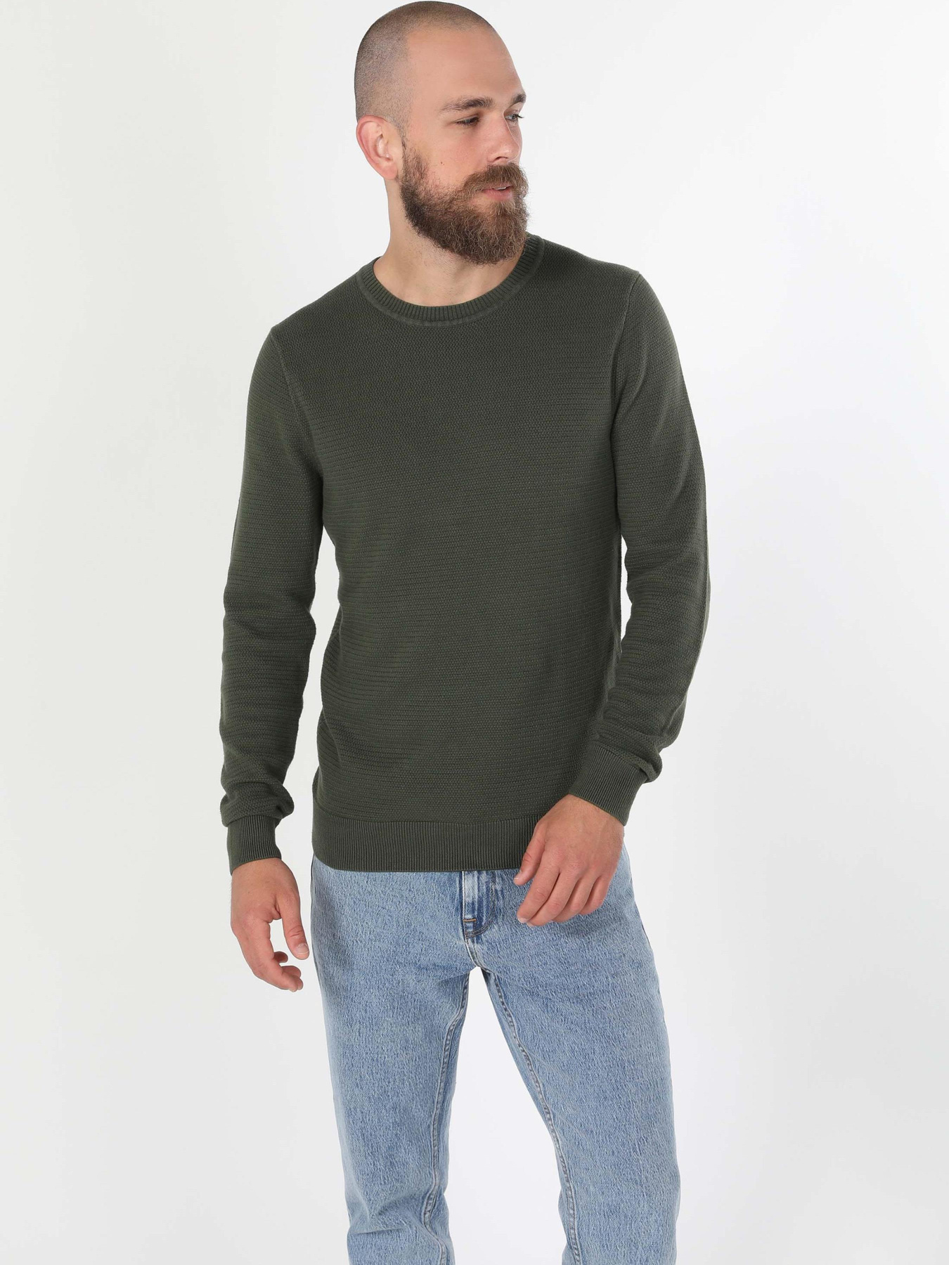 Кофты и свитера Colin’s модель CL1046786_Q1.V1_KHA Фото