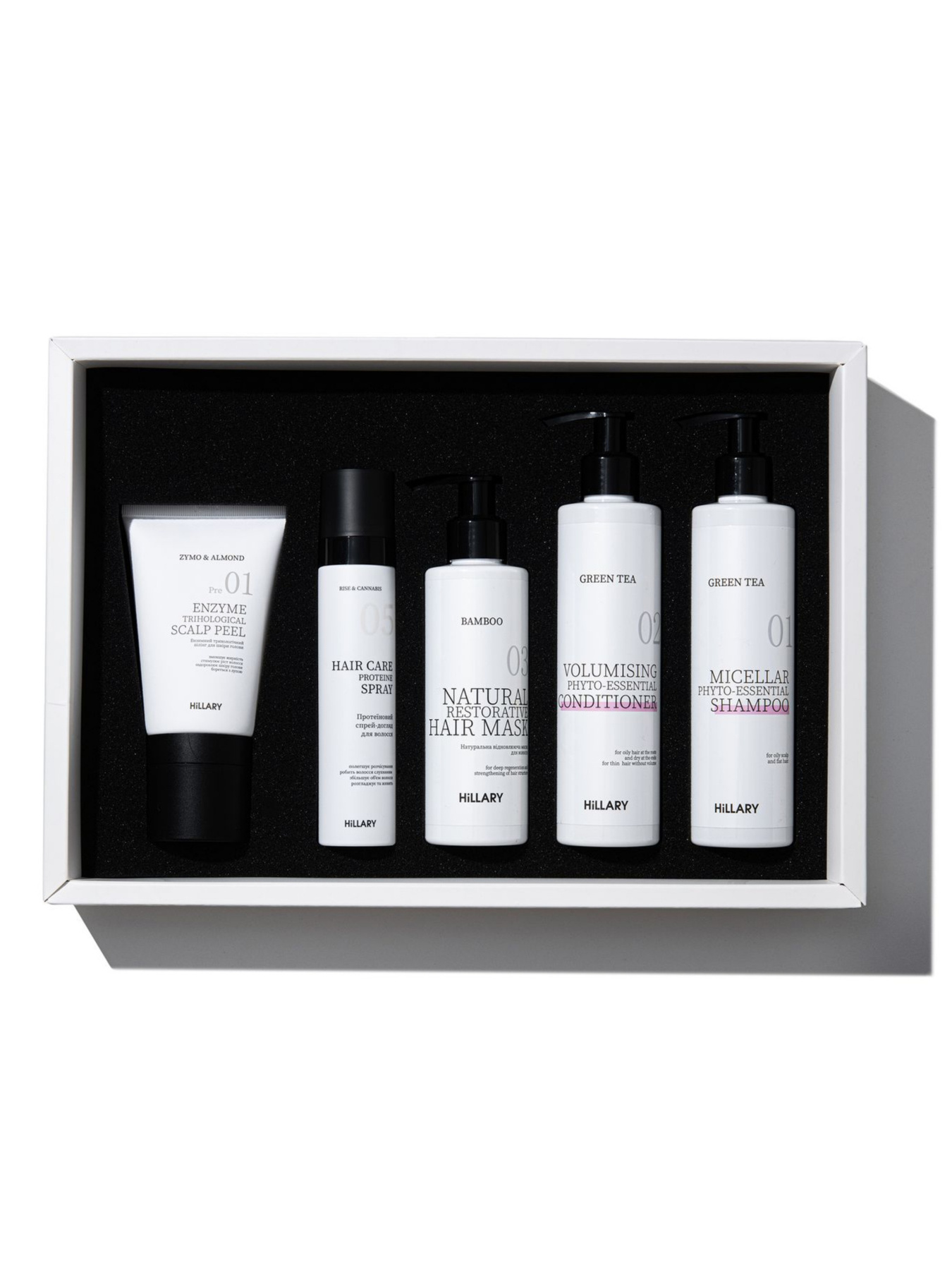 Комплекс по уходу за жирным типом волос Hillary Perfect Care Hair Green Tea Hillary модель M-11-251 Фото