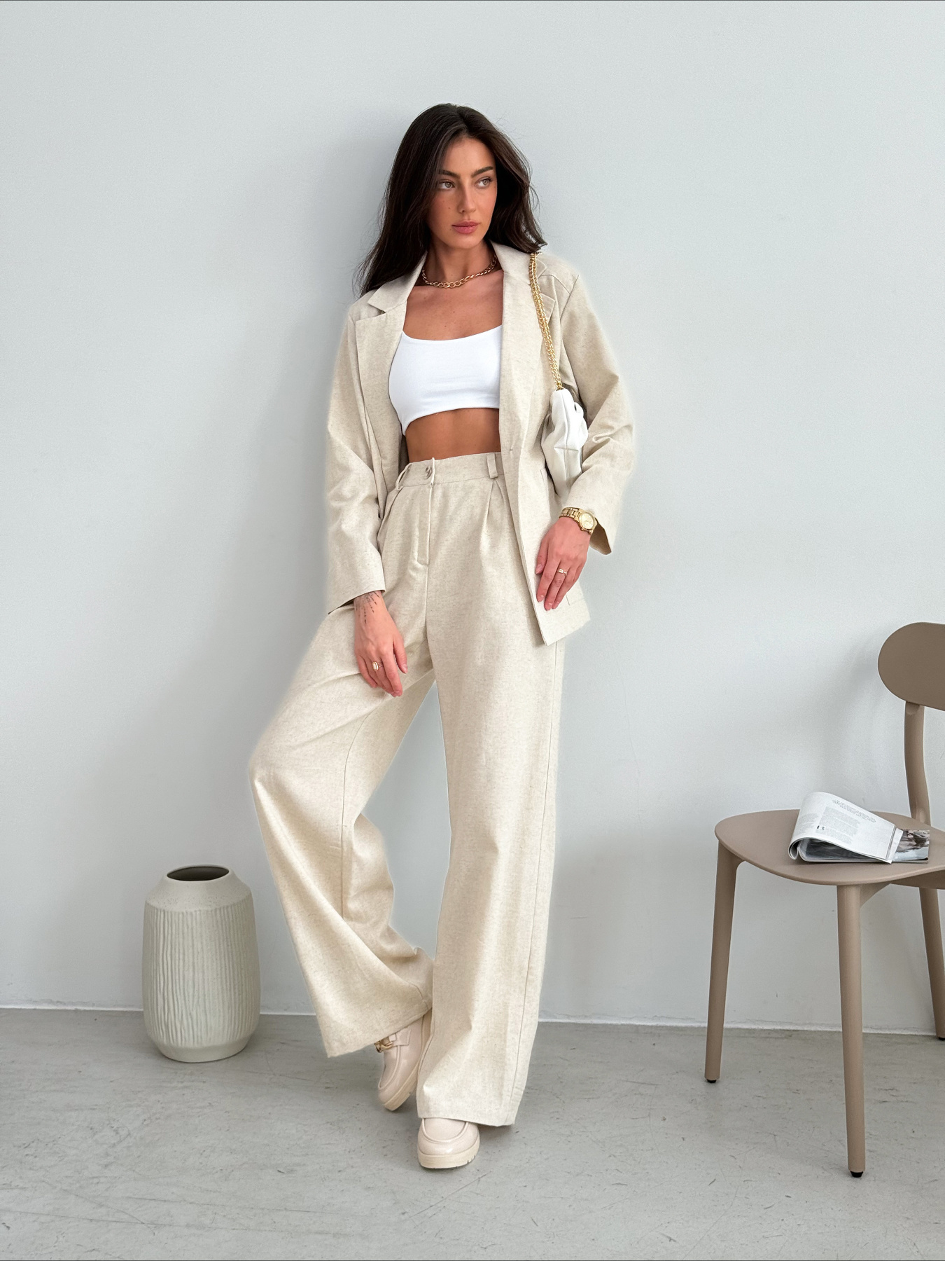 Штани палаццо ART KNIT модель 37432 Фото