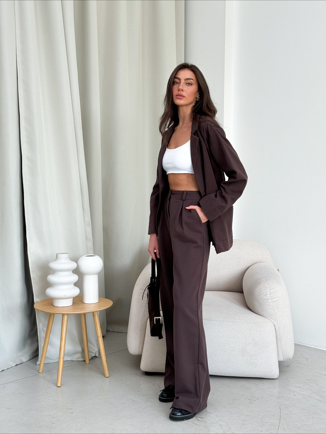 Брюки палаццо ART KNIT модель 37424 Фото