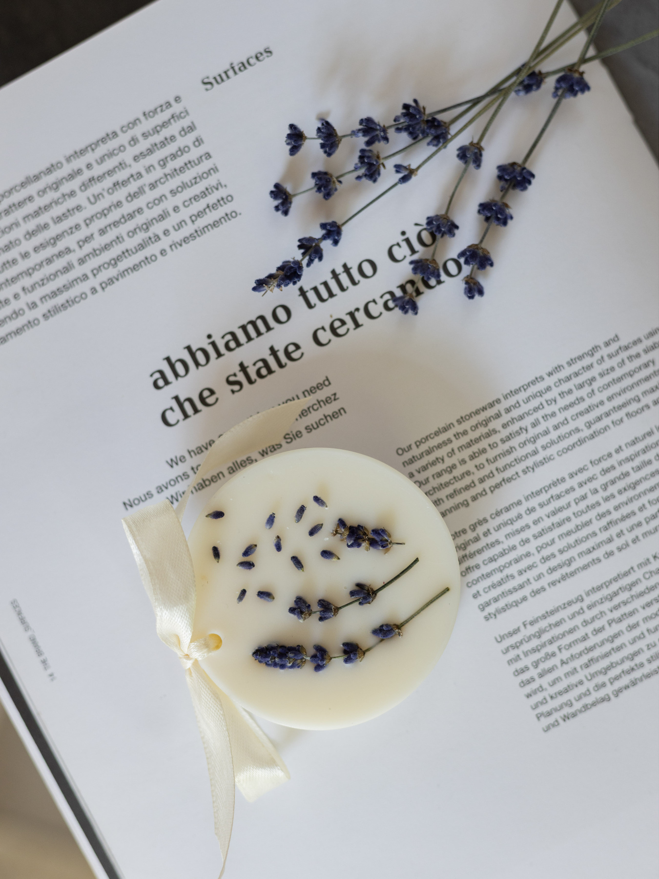 Ароматичне саше коло "Лаванда", аромат - сухоквіти (Лаванда), з натурального соєвого воску Candle Design модель 160.2014 Ароматичне саше коло "Лаванда", аромат - сухоквіти (Лаванда), з натурального соєвого воску Candle Design модель 160.2014 Фото