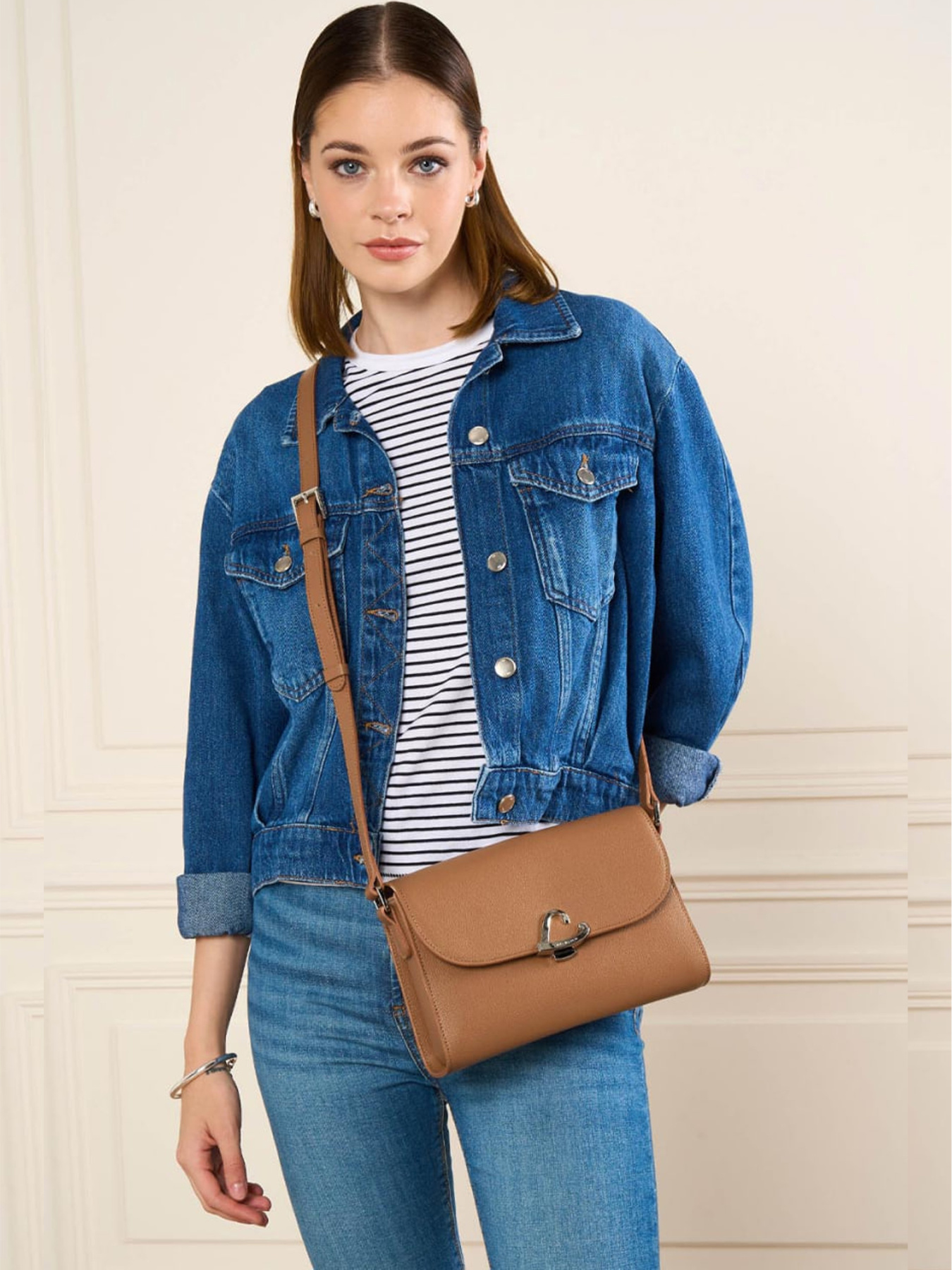 Кросс-боди LANCASTER модель 438-021-CAMEL Фото