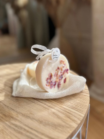 Ароматическое саше круг "Пион", аромат - сухоцветы (Пион), из натурального соевого воска Candle Design модель 160.2023 Фото