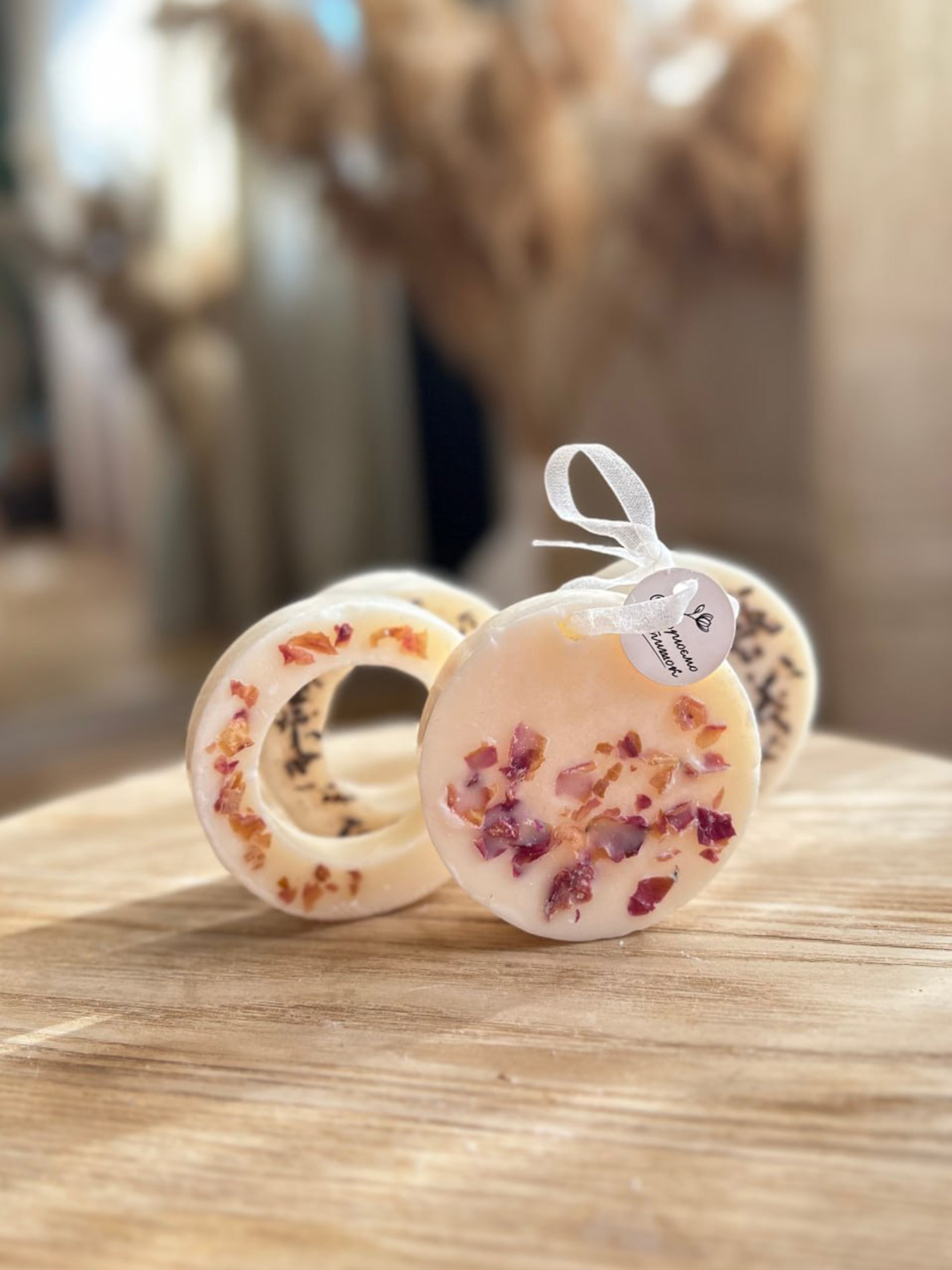 Ароматичне саше кільце "Півонія", аромат - сухоквіти (Півонія), з натурального соєвого воску Candle Design модель 160.2024 Ароматичне саше кільце "Півонія", аромат - сухоквіти (Півонія), з натурального соєвого воску Candle Design модель 160.2024 Фото