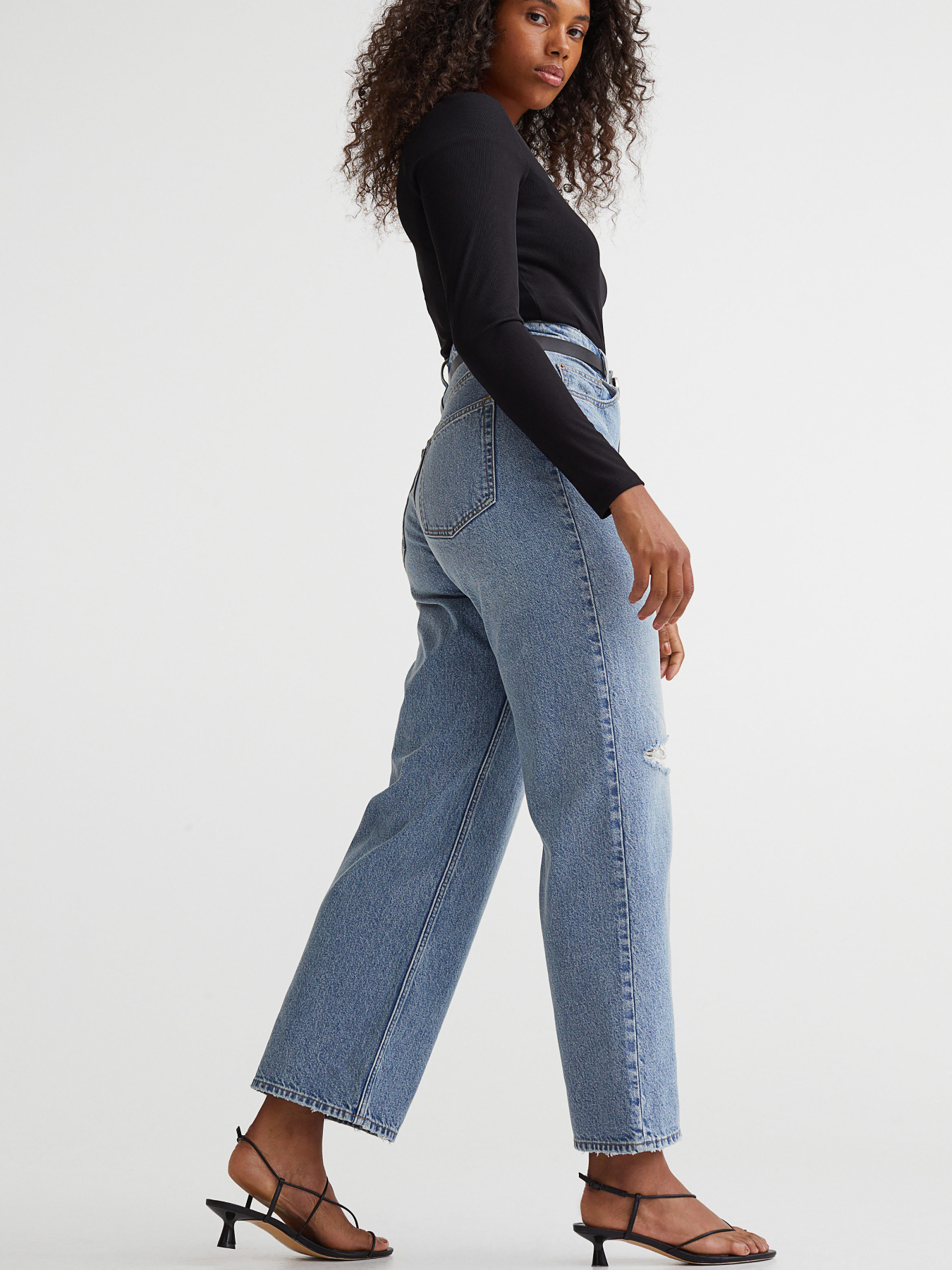 Прямые джинсы H&M модель 75290 Фото