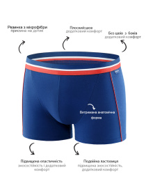 Трусы Uniconf модель BB107RDB Трусы Uniconf модель BB107RDB Фото