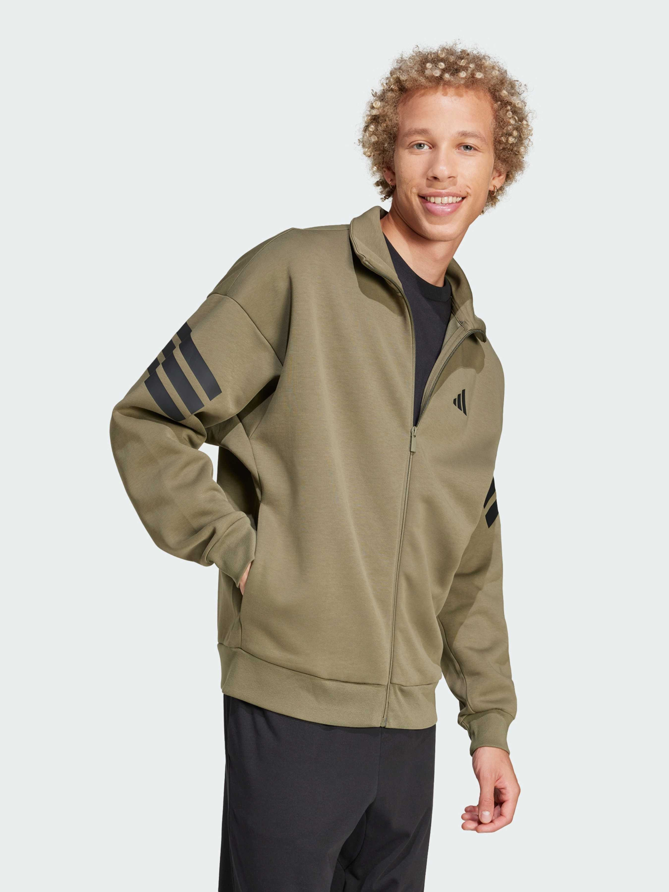 Кофта Adidas 3 Stripes модель JD4887 Кофта Adidas 3 Stripes модель JD4887 Фото