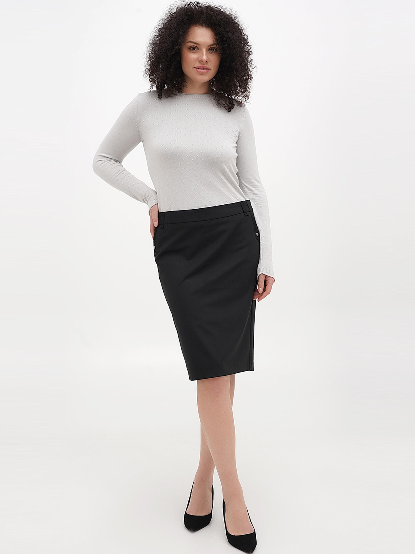 Спідниця міді Sassofono модель A271-CL-4045 Фото