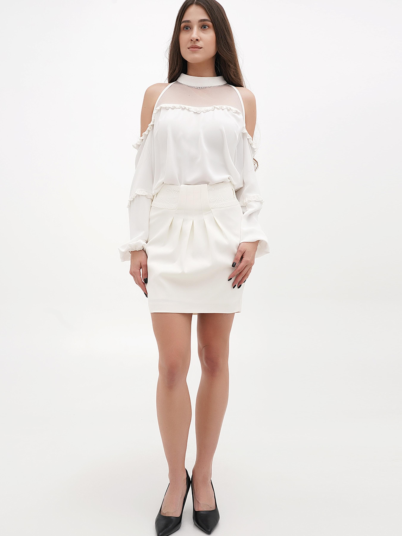 Юбка мини Sassofono модель A271-SF-2335 Фото