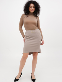 Спідниця міні Sassofono модель A271-SF-2427_мокко Фото