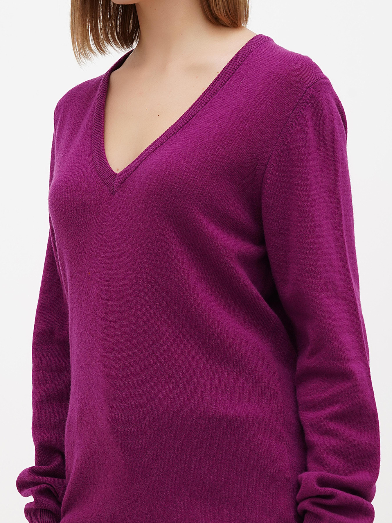 Джемпер Sassofono модель A271-SF-1259_фиолетовый Фото