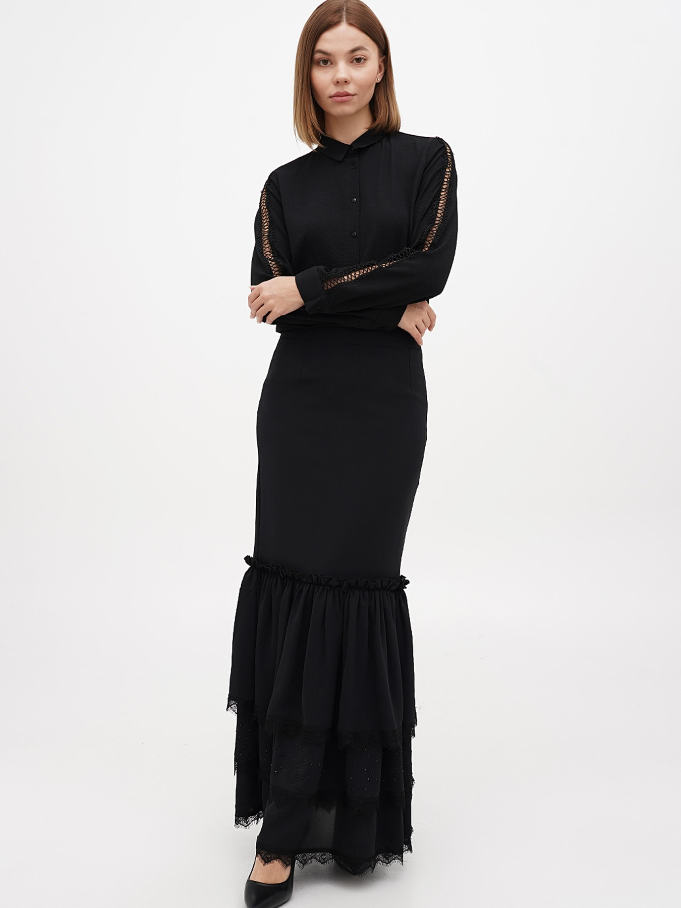 Спідниця максі Sassofono модель A271-SF-1333 Фото