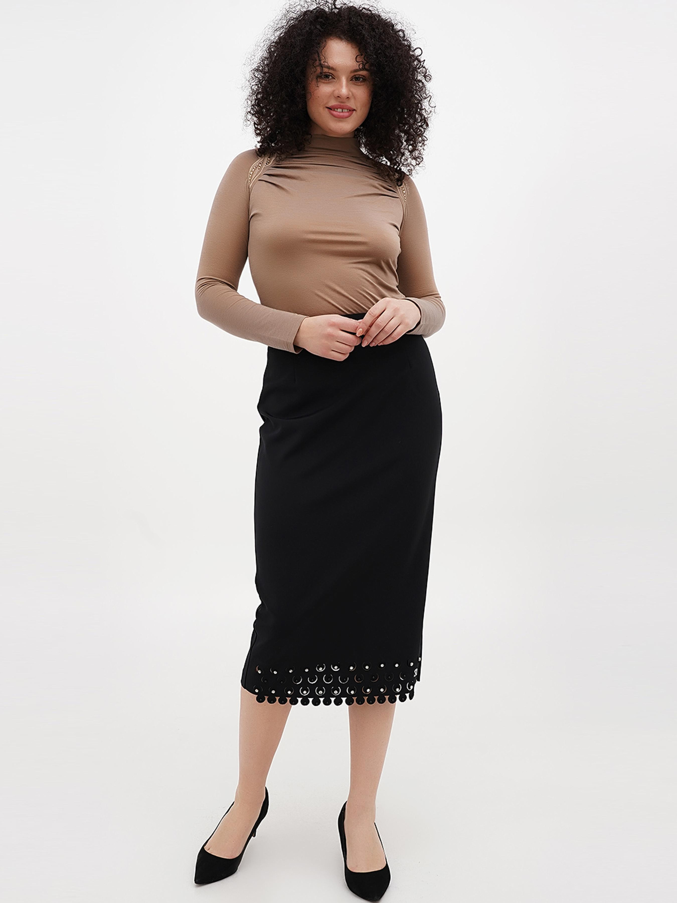 Спідниця міді Sassofono модель A271-SF-1357 Фото