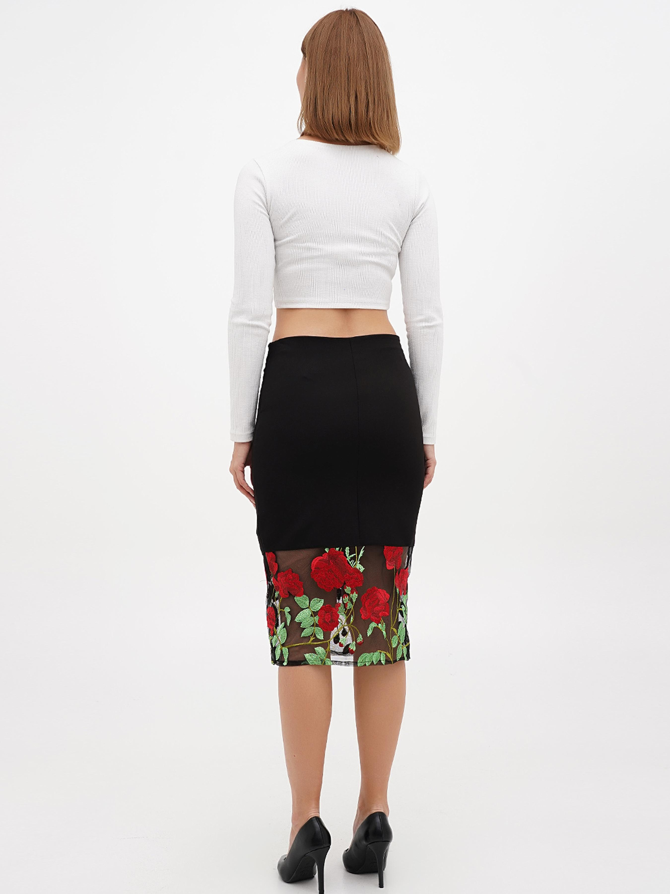 Юбка миди Sassofono модель A271-SC-1520 Фото