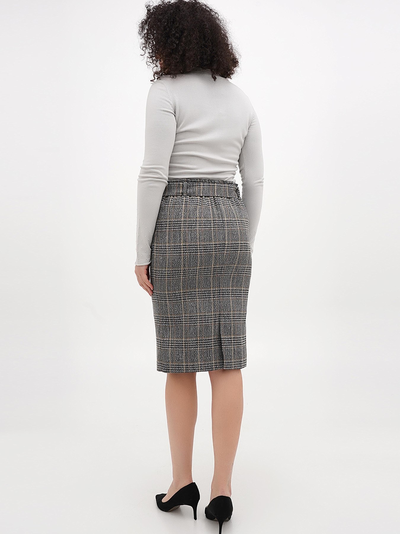 Спідниця міді Sassofono модель A271-SF-3371 Фото