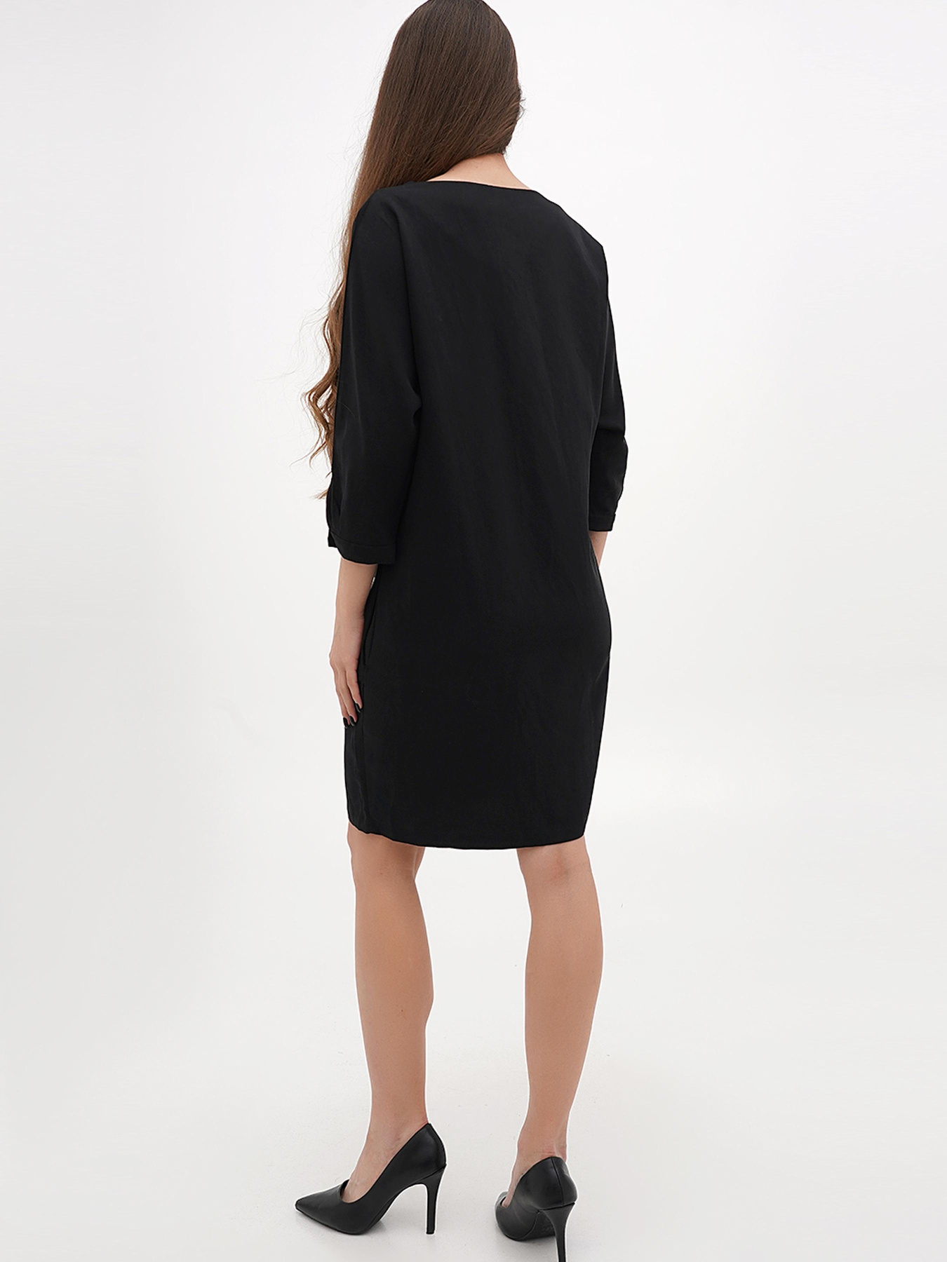 Сукня міні Sassofono модель A271-SC-3505_черный Фото